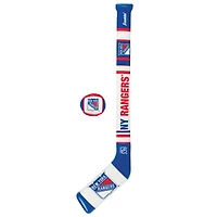 Franklin Sports New York Rangers Soft Sport Hockey Set