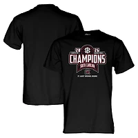 Unisex Blue 84 Black South Carolina Gamecocks 2026 SEC Women's Basketball Regular Season Champions Locker Room T-Shirt