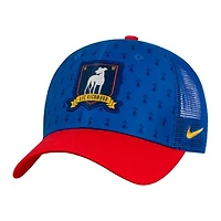 Unisex Nike Royal/Red AFC Richmond x Ted Lasso Rise Trucker Adjustable Hat