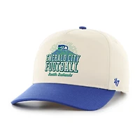 Men's '47  Natural/Green Seattle Seahawks  Two-Tone Hitch Adjustable Hat