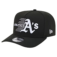 Men's New Era  Black Athletics Motion A-Frame 9FIFTY Snapback Hat