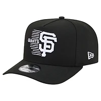 Men's New Era  Black San Francisco Giants Motion A-Frame 9FIFTY Snapback Hat