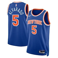 Unisex Nike José Alvarado Blue New York Knicks Swingman Jersey - Icon Edition