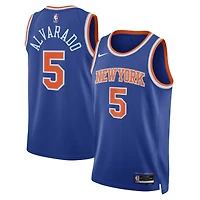 Unisex Nike José Alvarado Blue New York Knicks Swingman Jersey - Icon Edition