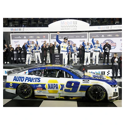 Action Racing Chase Elliott 2026 America 250 Florida Duel 2 Race Win 1:24 Regular Paint Foil Numbers Die-Cast Chevrolet Camaro ZL1