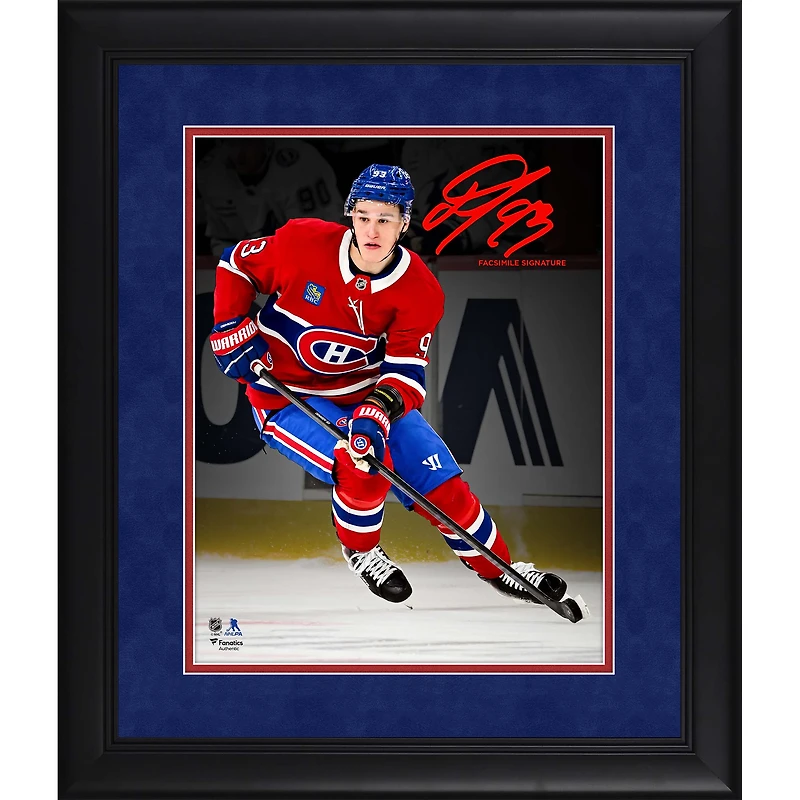 Ivan Demidov Montreal Canadiens Facsimile Signature Framed 11" x 14" Spotlight Photograph