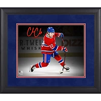 Cole Caufield Montreal Canadiens Facsimile Signature Framed 11" x 14" Spotlight Photograph
