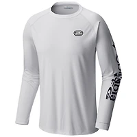 Men's Columbia Gray Bowman Gray Stadium Terminal Tackle Omni-Wick Long Sleeve Shirt