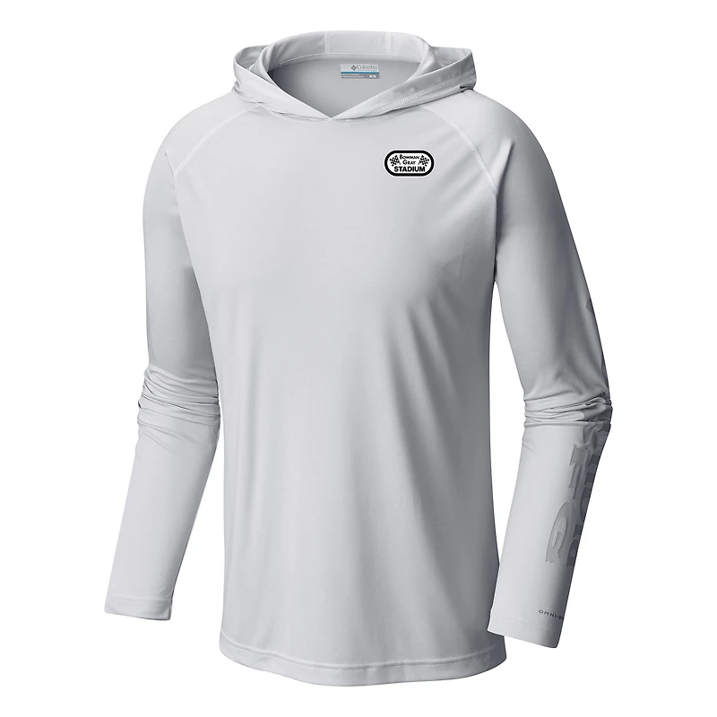 Men's Columbia Gray Bowman Gray Stadium Terminal Tackle Omni-Wick Hoodie