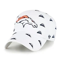 Unisex '47 White Denver Broncos Confetti Clean Up Adjustable Hat