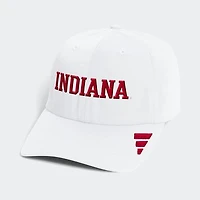 Men's adidas White Indiana Hoosiers 2026 Sideline Slouch Adjustable Hat