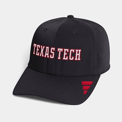 Men's adidas Black Texas Tech Red Raiders 2026 Sideline Slouch Adjustable Hat
