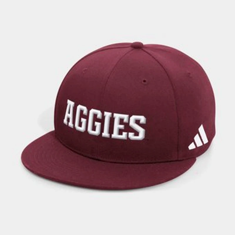 Men's adidas Maroon Texas A&M Aggies 2026 Sideline Snapback Hat