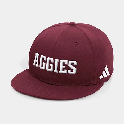 Men's adidas Maroon Texas A&M Aggies 2026 Sideline Snapback Hat