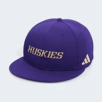 Men's adidas Purple Washington Huskies 2026 Sideline Snapback Hat