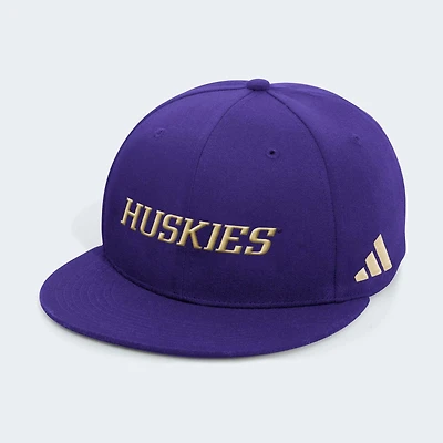 Men's adidas Purple Washington Huskies 2026 Sideline Snapback Hat