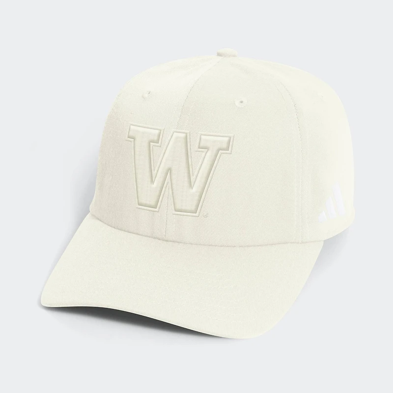 Men's adidas Beige Washington Huskies Slouch Adjustable Hat