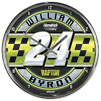 WinCraft William Byron 12'' Chrome Wall Clock