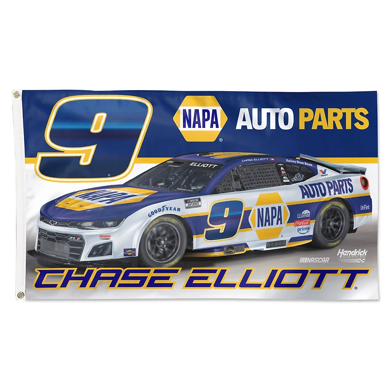 WinCraft Chase Elliott NAPA 3' x 5' Double-Sided Flag