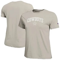 Women's Champion  Light Brown Dallas Cowboys Cocoa Butter T-Shirt