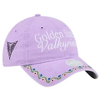 Women's New Era Purple Golden State Valkyries Floral Casual Classic Adjustable Hat