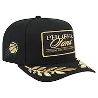 Men's New Era  Black Phoenix Suns Golden 9FIFTY Snapback Hat