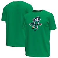 Men's Under Armour Kelly Green Notre Dame Fighting Irish Golf Leprechaun Tech Stretch T-Shirt
