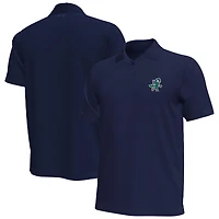 Men's Under Armour Navy Notre Dame Fighting Irish Golf Leprechaun Lightweight Motion Polo