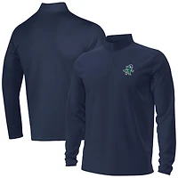 Men's Under Armour Navy Notre Dame Fighting Irish Golf Leprechaun Motion Quarter-Zip Pullover