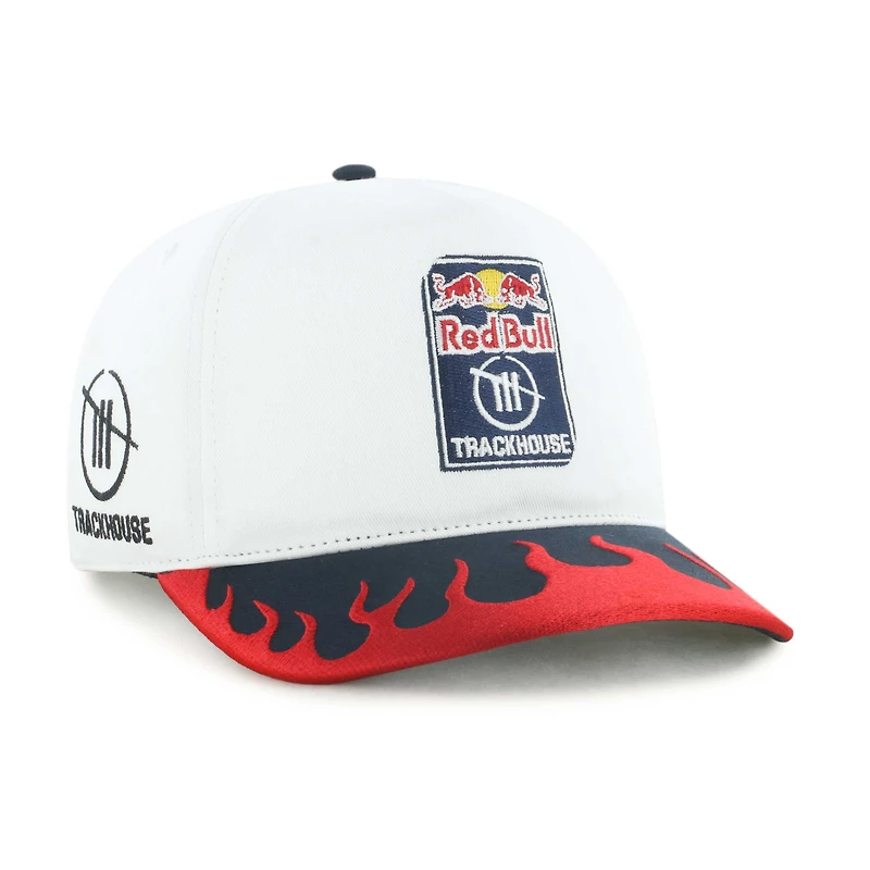 Men's '47  White/Red Shane van Gisbergen Flame Hitch Adjustable Hat