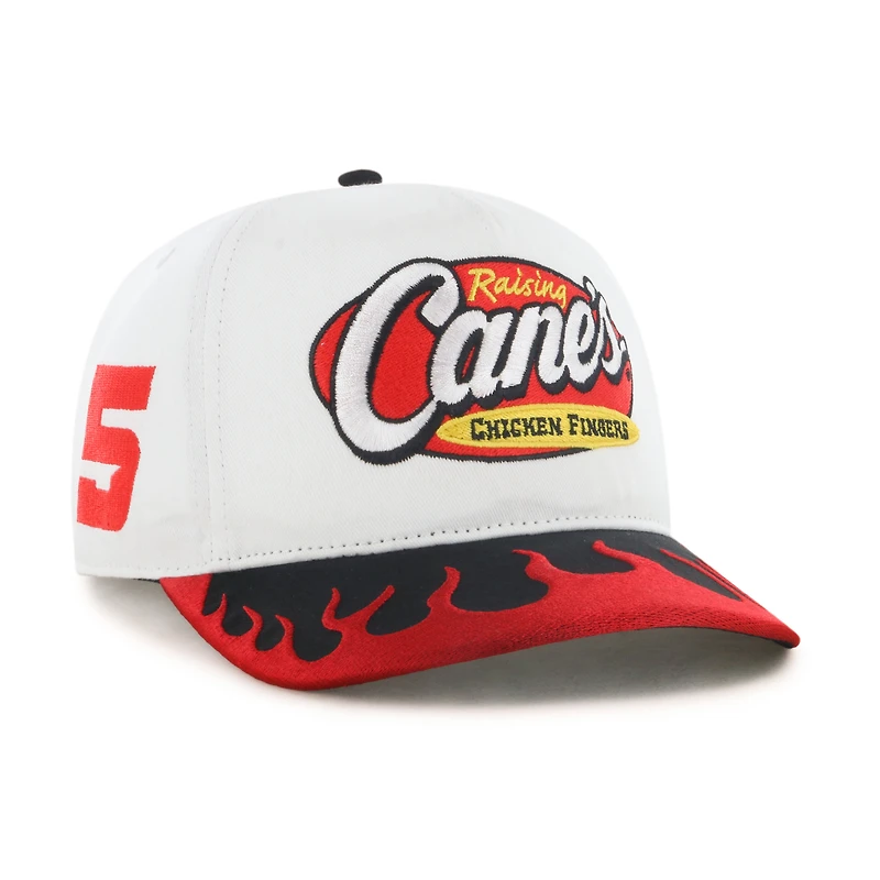 Men's '47  White/Red Toni Breidinger Flame Hitch Adjustable Hat