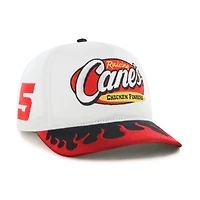 Men's '47  White/Red Toni Breidinger Flame Hitch Adjustable Hat