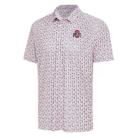 Men's Antigua Red Ohio State Buckeyes Hero Polo
