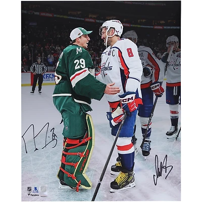 Alexander Ovechkin & Marc-Andre Fleury Autographed 16" x 20" Postgame Handshake Photograph