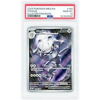Steelix 2025 Pokemon Mega Evolution Illustration Rare #150 PSA Authenticated 10 Card