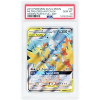 Moltres, Zapdos & Articuno GX 2019 Pokemon Hidden Fates Ultra Rare #66 PSA Authenticated 10 Card