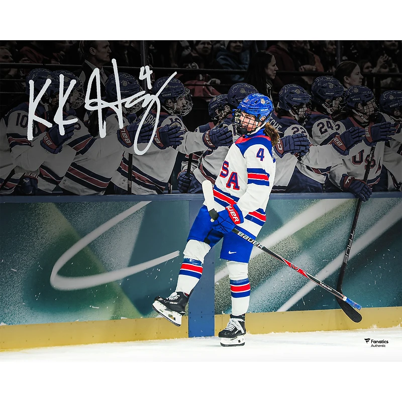 Caroline Harvey Team USA Autographed 16" x 20" 2026 Winter Olympics Celebration Photograph