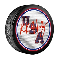 Caroline Harvey Team USA Autographed 2026 Winter Olympics Hockey Puck
