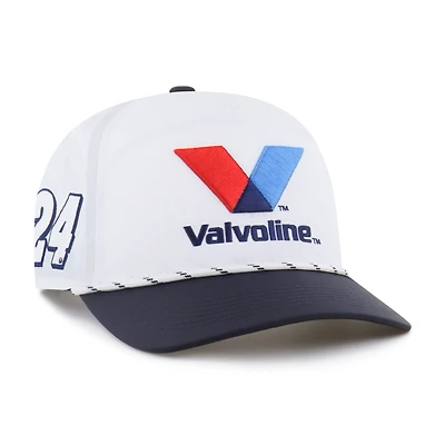 Men's '47 White William Byron Driver Hitch Rope brrr° Adjustable Hat