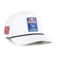 Men's '47  White Connor Zilisch Driver Hitch Rope brrr° Adjustable Hat