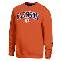 Men's Champion  Orange Clemson Tigers Arch Sweatshirt