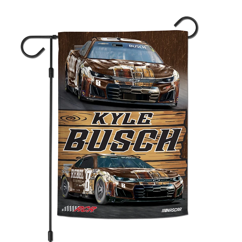 WinCraft Kyle Busch 12" x 18" Double-Sided Garden Flag