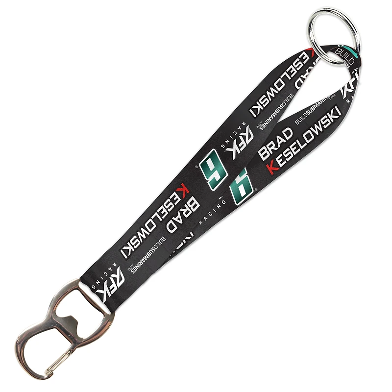 WinCraft Brad Keselowski Bottle Opener Key Strap