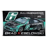 WinCraft  Brad Keselowski 3' x 5' Single-Sided Deluxe Flag