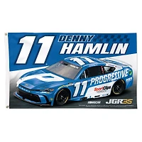 WinCraft  Denny Hamlin 3' x 5' Single-Sided Deluxe Flag