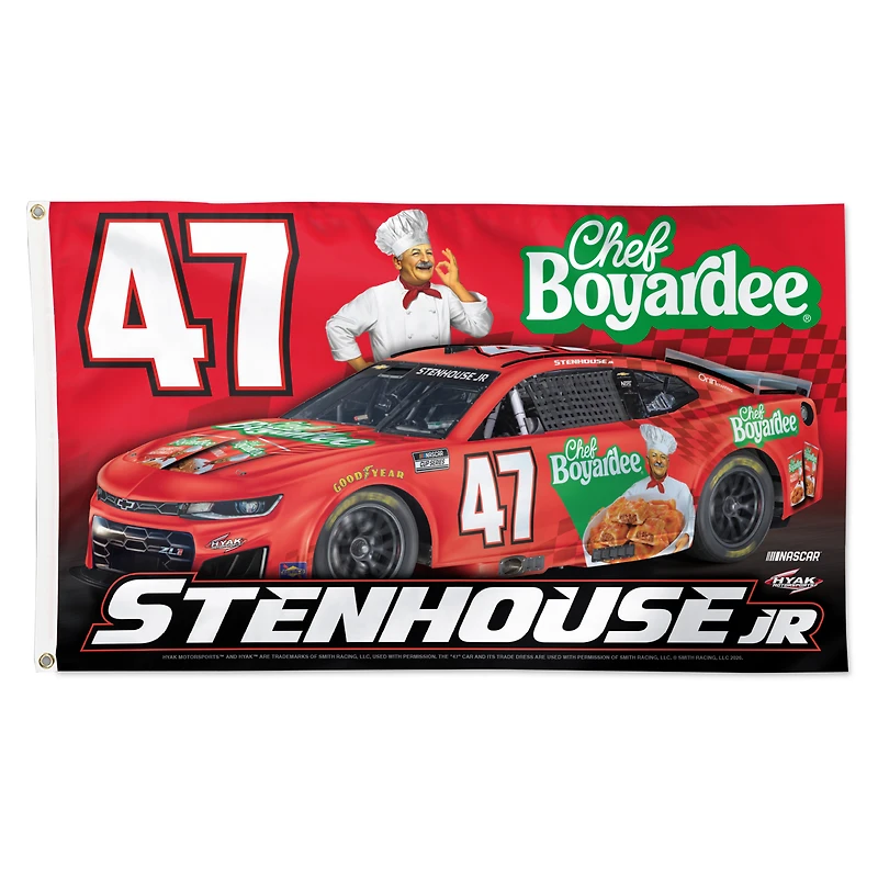 WinCraft  Ricky Stenhouse Jr. 3' x 5' Single-Sided Deluxe Flag