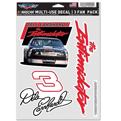 WinCraft Dale Earnhardt Three-Piece Fan Decal Set