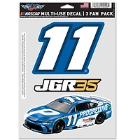 WinCraft Denny Hamlin Three-Piece Fan Decal Set