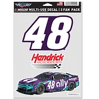 WinCraft Alex Bowman Three-Piece Fan Decal Set