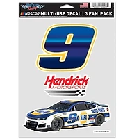 WinCraft Chase Elliott Three-Piece Fan Decal Set